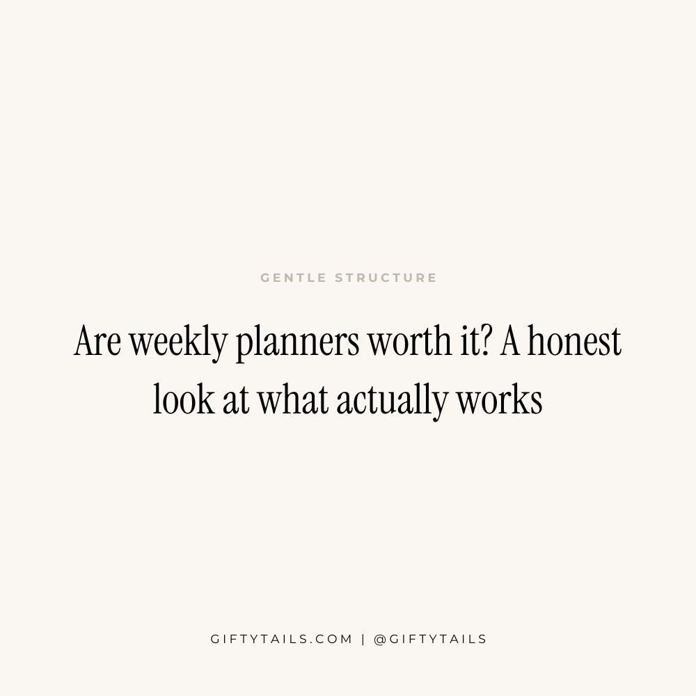 Are Weekly Planners Worth It? A Honest Look at What Actually Works