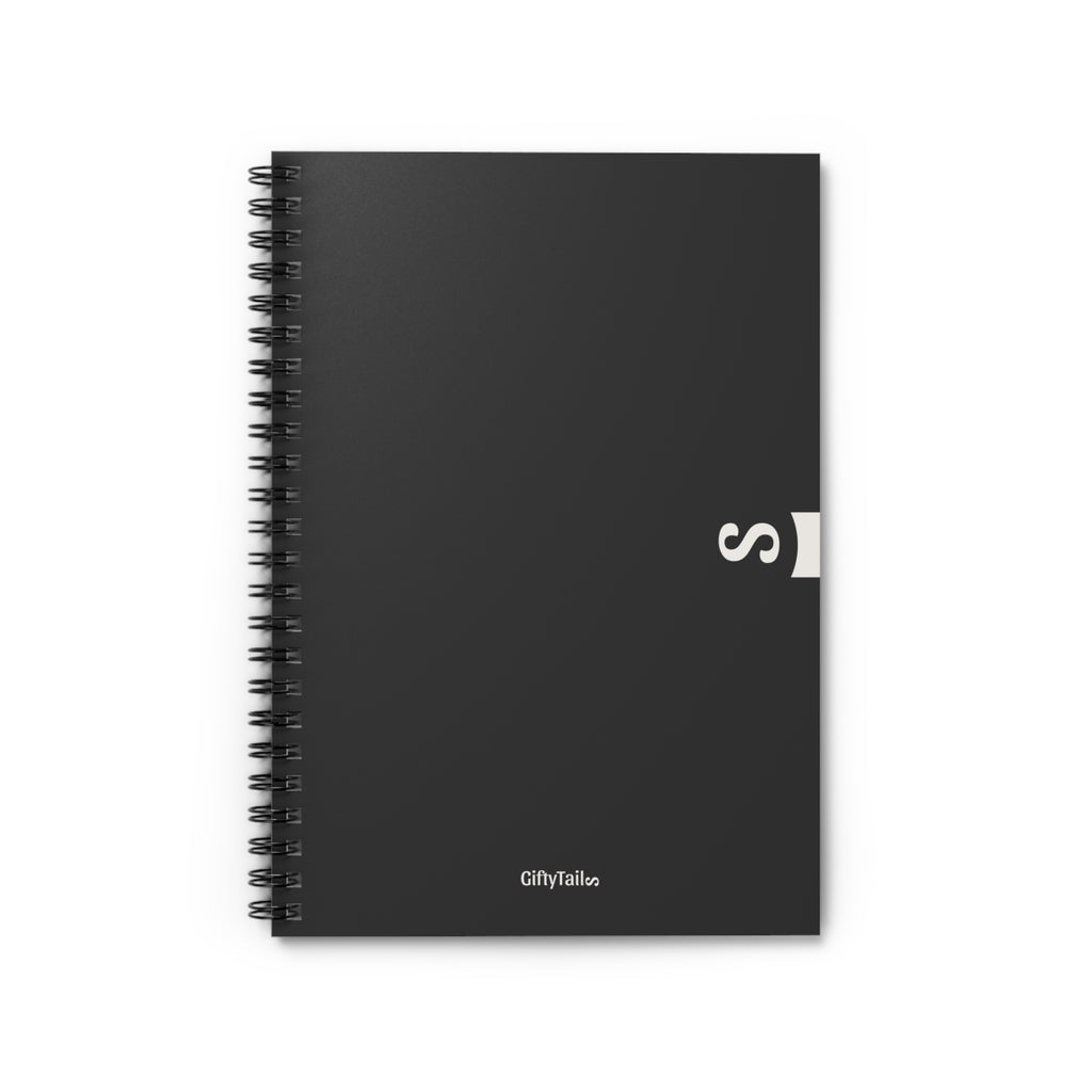 Spiral Notebook Journal 6x8, for Notes & Journaling, Solid Charcoal Grey