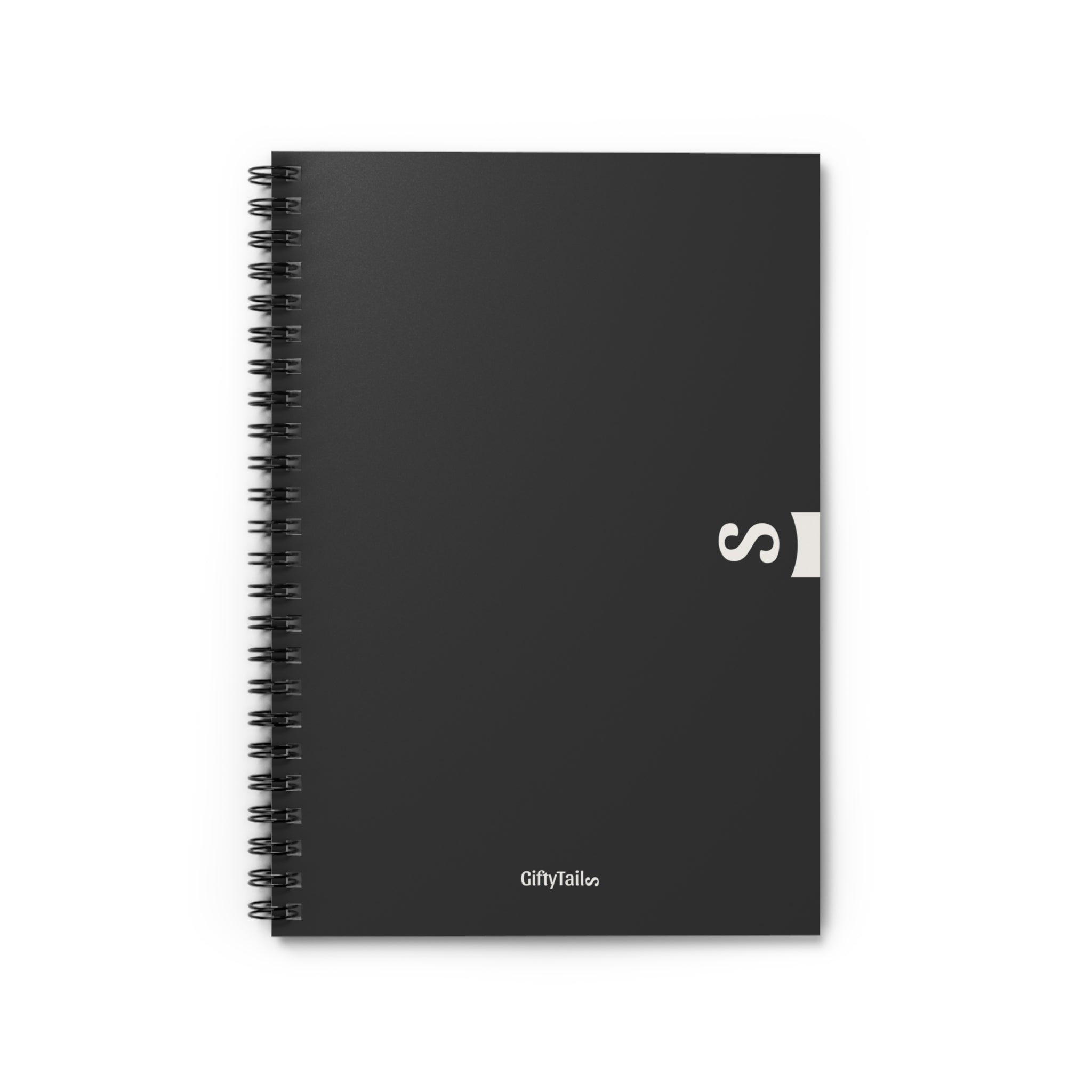 Spiral Notebook Journal 6x8, for Notes & Journaling, Solid Charcoal Grey
