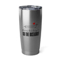 Dachshund Insulated Tumbler Coffee Tumbler, "Never Too Long" Inspirational Dog Vagabond Mug, 20 oz
