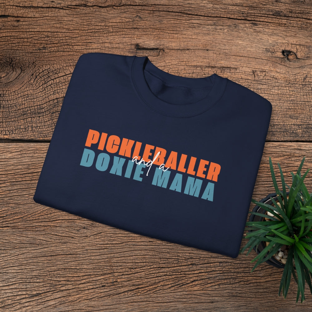 Pickleballer and Doxie Mama Sweatshirt